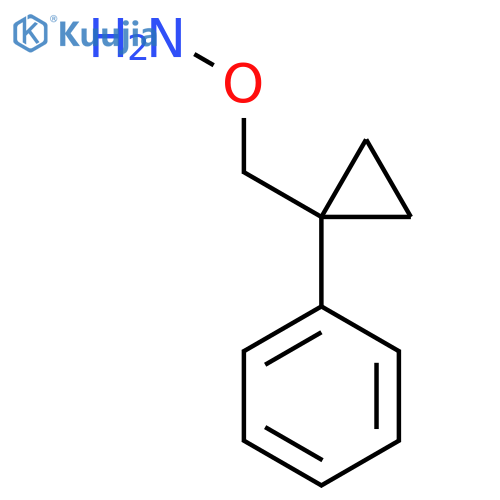 O-(1-phenylcyclopropyl)methylhydroxylamine structure