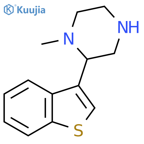 2-(1-benzothiophen-3-yl)-1-methylpiperazine structure