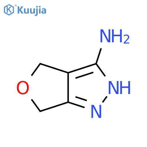 4H-Furo[3,4-c]pyrazol-3-amine, 2,6-dihydro- structure