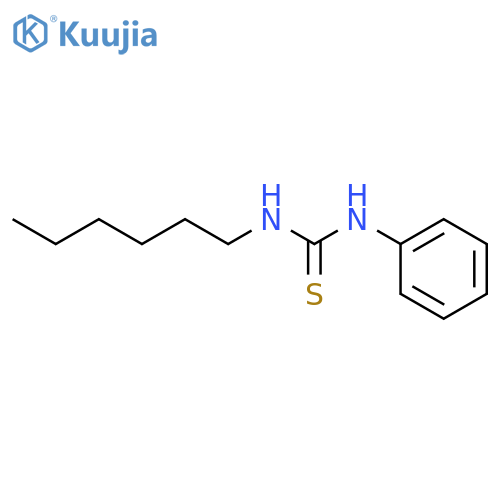 1-Hexyl-3-phenyl-2-thiourea structure