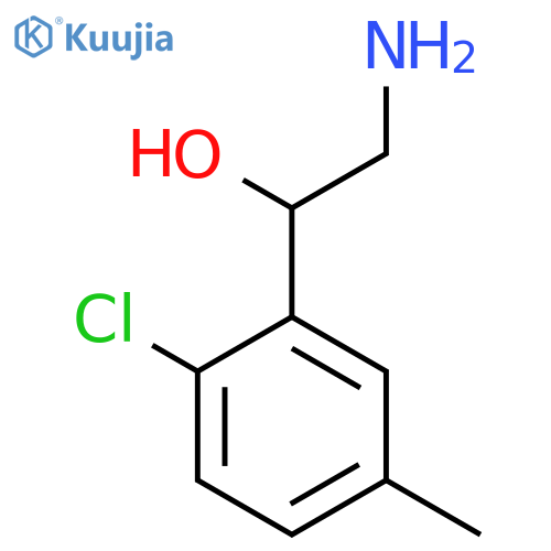 2-amino-1-(2-chloro-5-methylphenyl)ethan-1-ol structure
