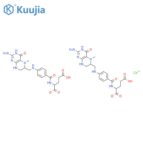 Levomefolate calcium structure