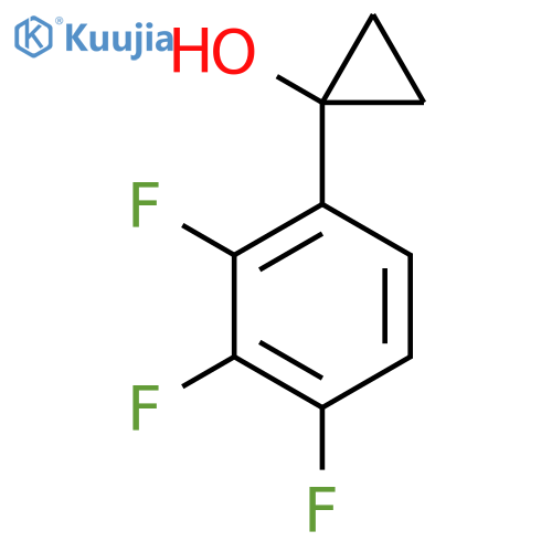 1-(2,3,4-Trifluorophenyl)cyclopropan-1-ol structure