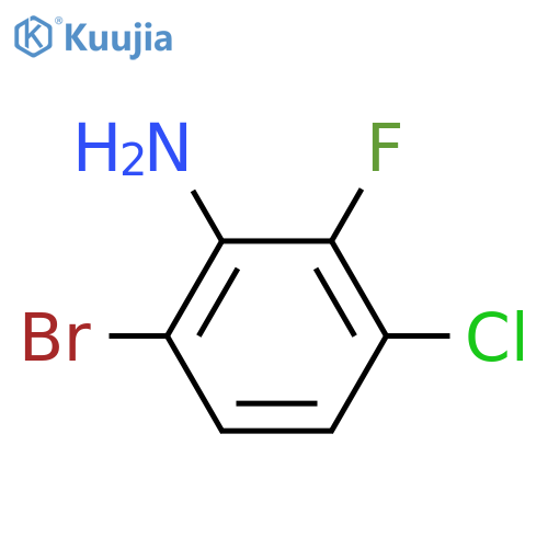 6-Bromo-3-chloro-2-fluoroaniline structure