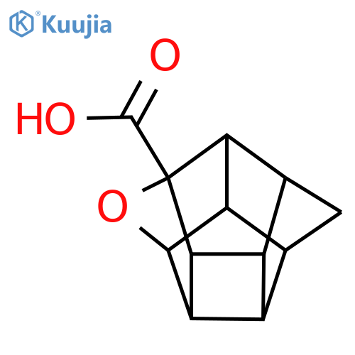 5-oxahexacyclo5.4.1.0^{2,6}.0^{3,10}.0^{4,8}.0^{9,12}dodecane-4-carboxylic acid structure