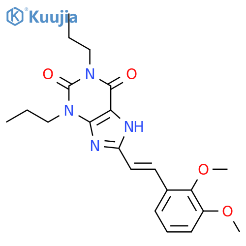 1H-Purine-2,6-dione,8-[2-(2,3-dimethoxyphenyl)ethenyl]-3,7-dihydro-1,3-dipropyl-, (E)- (9CI) structure
