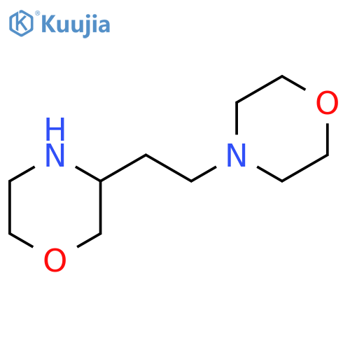 4-2-(morpholin-3-yl)ethylmorpholine structure