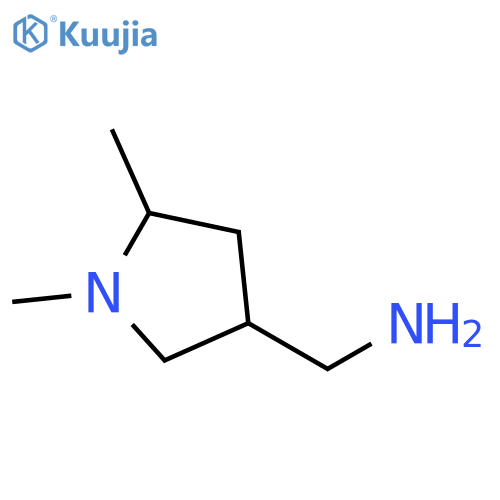 (1,5-dimethylpyrrolidin-3-yl)methanamine structure