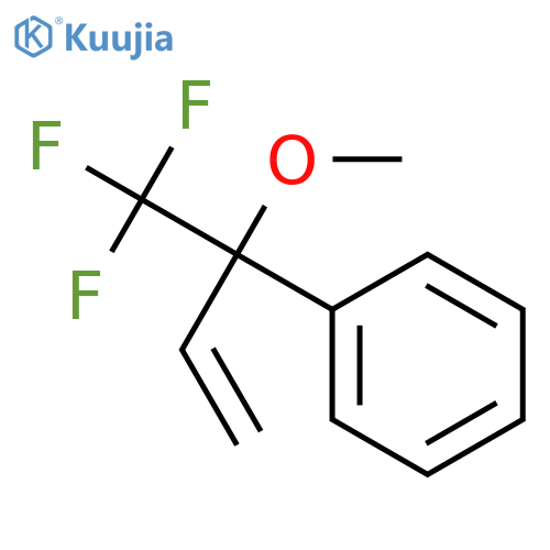 Benzene, [1-methoxy-1-(trifluoromethyl)-2-propenyl]-, (±)- structure
