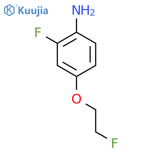 2-Fluoro-4-(2-fluoroethoxy)aniline structure