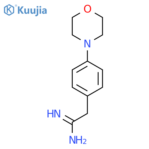 2-4-(morpholin-4-yl)phenylethanimidamide structure