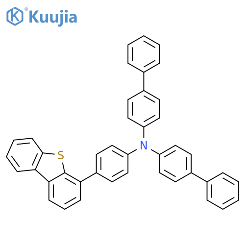 [1,1'-Biphenyl]-4-amine, N-[1,1'-biphenyl]-4-yl-N-[4-(4-dibenzothienyl)phenyl]- structure
