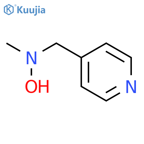 N-methyl-N-(pyridin-4-yl)methylhydroxylamine structure