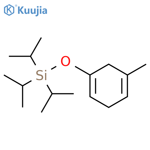 1-Methyl-5-[[tris(1-methylethyl)silyl]oxy]-1,4-cyclohexadiene structure