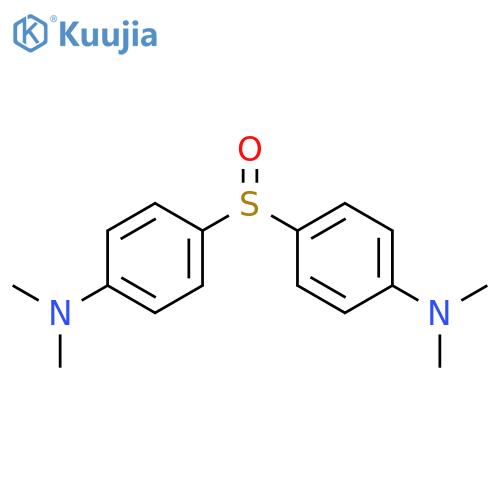 Benzenamine, 4,4'-sulfinylbis[N,N-dimethyl- structure