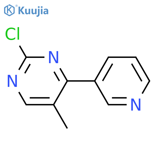 2-Chloro-5-methyl-4-pyridin-3-ylpyrimidine structure