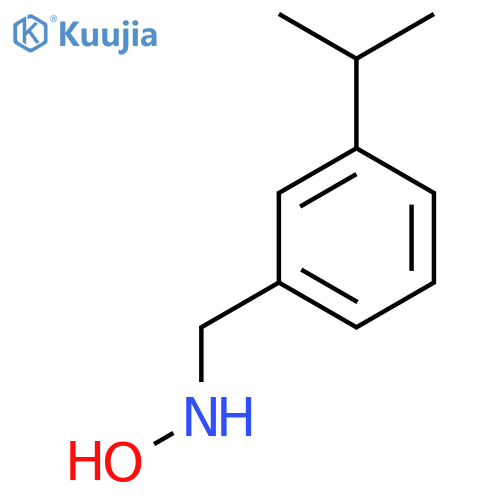N-{3-(propan-2-yl)phenylmethyl}hydroxylamine structure
