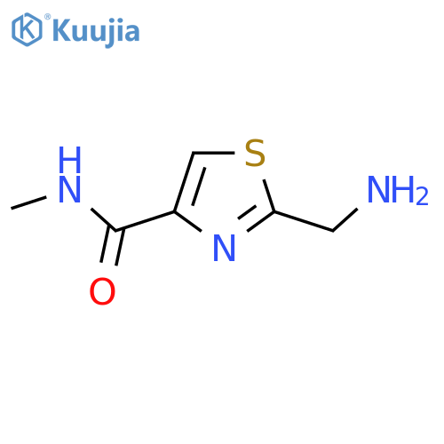2-(aminomethyl)-N-methyl-1,3-thiazole-4-carboxamide structure