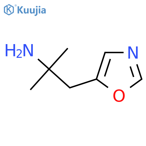 2-methyl-1-(1,3-oxazol-5-yl)propan-2-amine structure