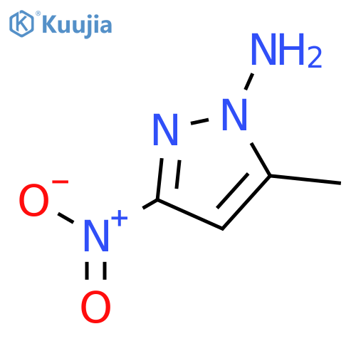 1H-Pyrazol-1-amine,5-methyl-3-nitro- structure
