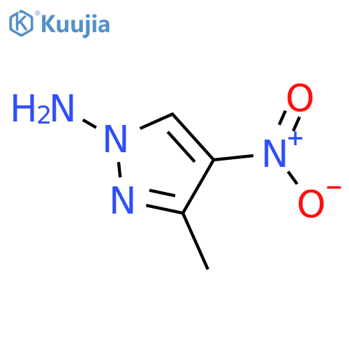 3-methyl-4-nitro-1H-Pyrazol-1-amine structure