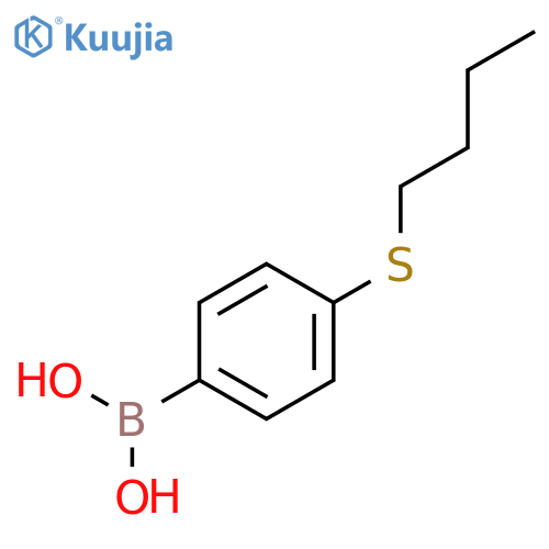 4-Butylthiophenylboronic acid structure
