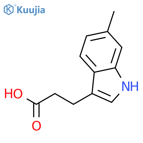 3-(6-methyl-1H-indol-3-yl)propanoic Acid structure