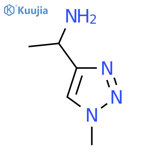 1-(1-methyl-1H-1,2,3-triazol-4-yl)ethan-1-amine structure