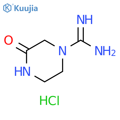 3-oxopiperazine-1-carboximidamide hydrochloride structure