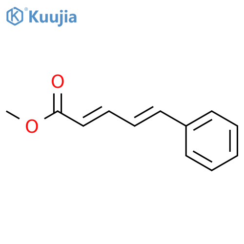 2,4-Pentadienoic acid,5-phenyl-, methyl ester structure