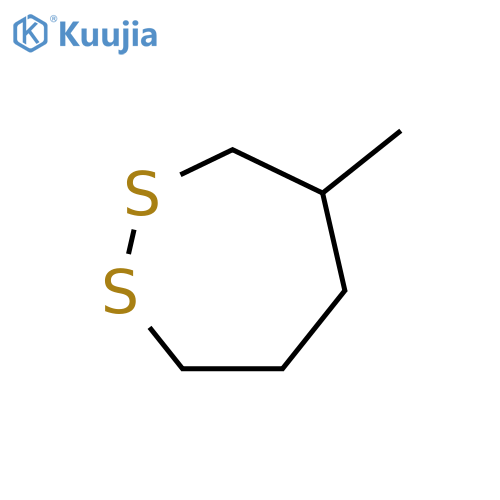 1,2-Dithiepane, 4-methyl- structure