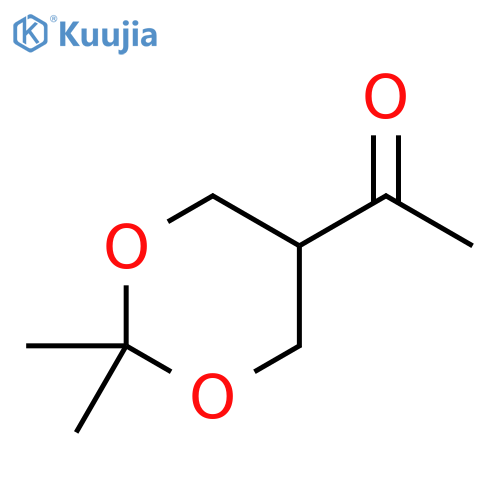 1-(2,2-dimethyl-1,3-dioxan-5-yl)ethan-1-one structure