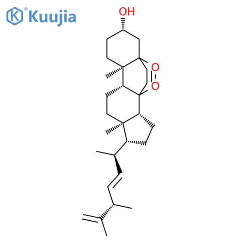 Ergosta-6,22,25-trien-3-ol,5,8-epidioxy-, (3b,5a,8a,22E)- structure