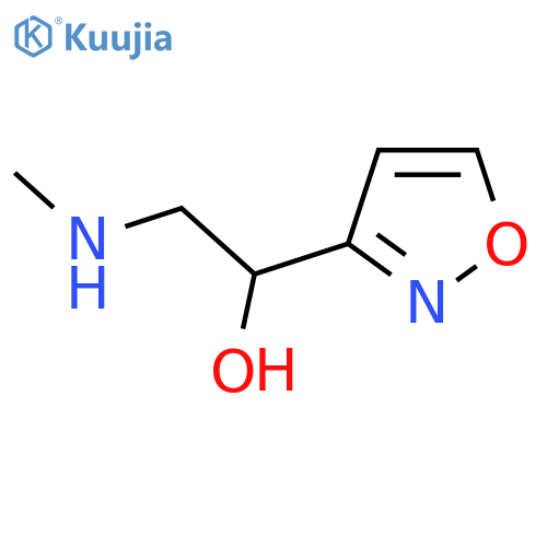 2-(methylamino)-1-(1,2-oxazol-3-yl)ethan-1-ol structure