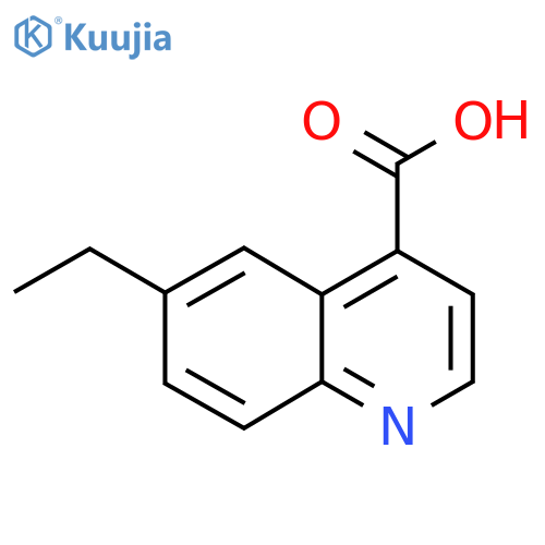 6-Ethylquinoline-4-carboxylic acid structure