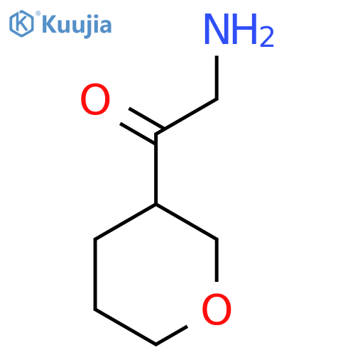 2-amino-1-(oxan-3-yl)ethan-1-one structure