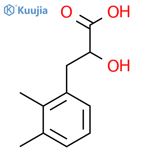 3-(2,3-dimethylphenyl)-2-hydroxypropanoic acid structure