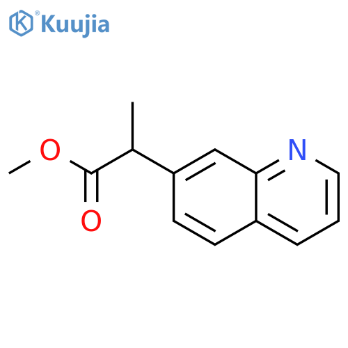 methyl 2-(quinolin-7-yl)propanoate structure