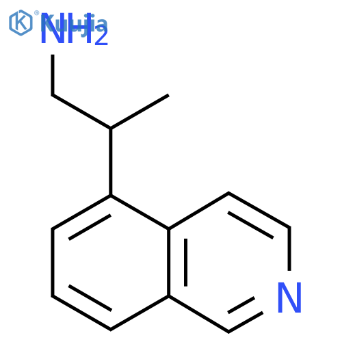 2-(isoquinolin-5-yl)propan-1-amine structure