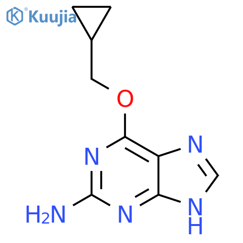 9H-Purin-2-amine, 6-(cyclopropylmethoxy)- structure