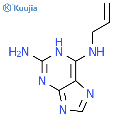1H-Purine-2,6-diamine, N6-2-propenyl- structure