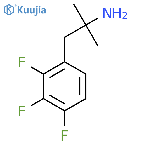 2-Methyl-1-(2,3,4-trifluorophenyl)propan-2-amine structure