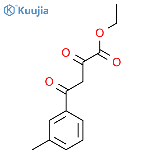 Ethyl 4-(3-methylphenyl)-2,4-dioxobutanoate structure