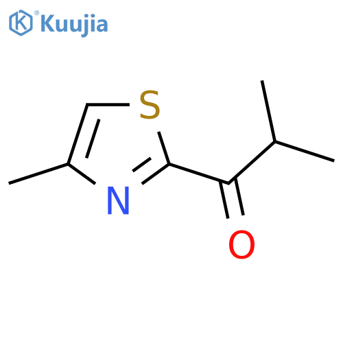 2-Methyl-1-(4-methyl-1,3-thiazol-2-yl)propan-1-one structure