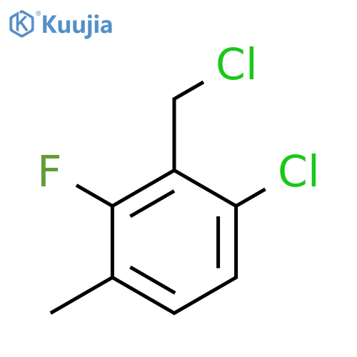 6-Chloro-2-fluoro-3-methylbenzyl chloride structure