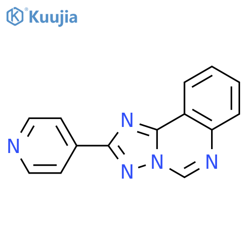 [1,2,4]Triazolo[1,5-c]quinazoline, 2-(4-pyridinyl)- structure
