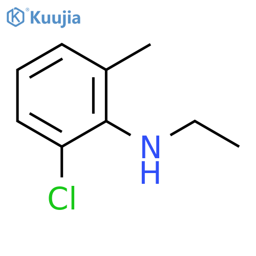2-chloro-N-ethyl-6-methylaniline structure