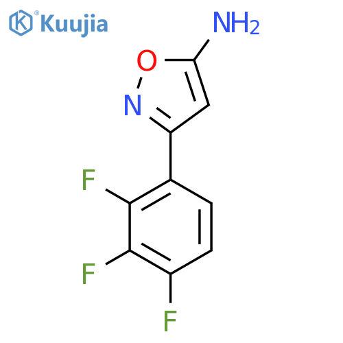 3-(2,3,4-trifluorophenyl)-1,2-oxazol-5-amine structure