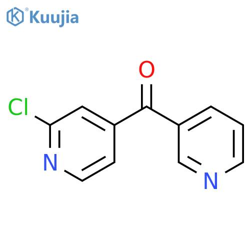 2-chloro-4-(pyridine-3-carbonyl)pyridine structure