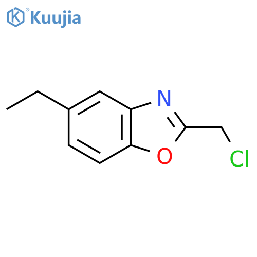2-(Chloromethyl)-5-ethylbenzo[d]oxazole structure